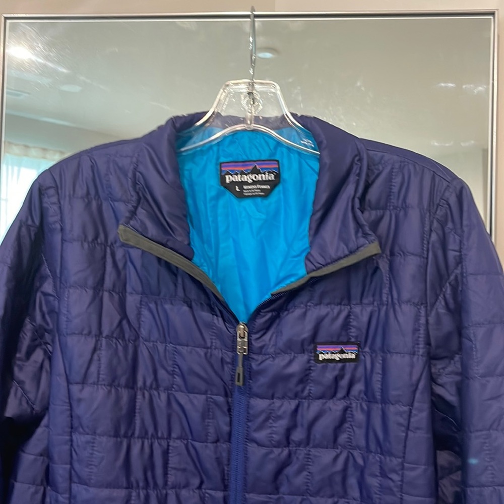 Indigo Patagonia Puffer coat